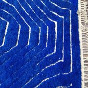 Moroccan rug in natural wool 2.5x1.5 m
