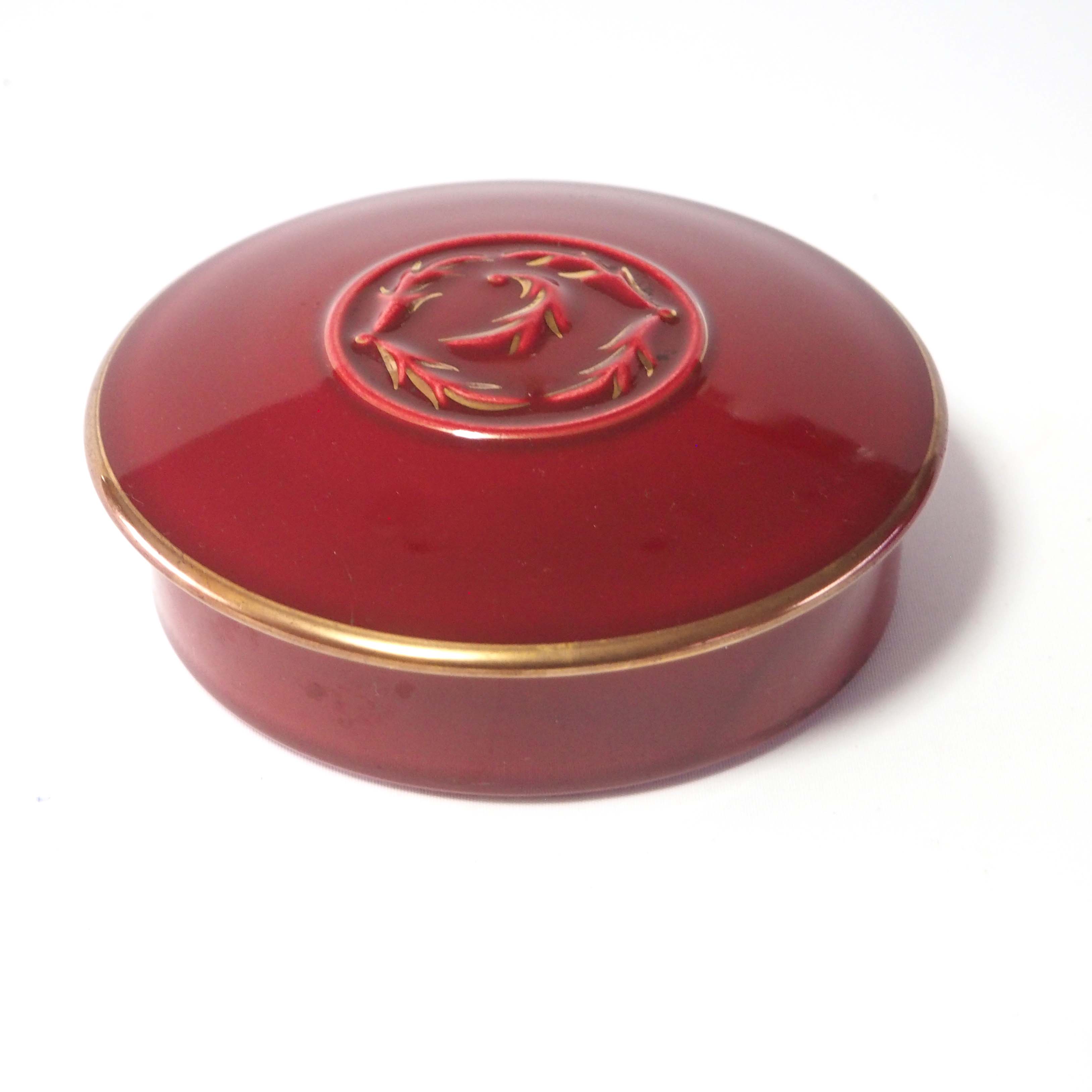 Earthenware candy box