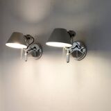 Pair of Tolomeo Artemide wall lights – Italian design – aluminum