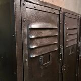 Old riveted wardrobe