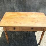 Desk 2 drawers in cherry tree