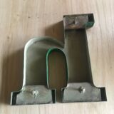 Industrial letter in zinc