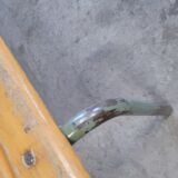 Paire de bancs d'école maternelle enfant fabrication 1950