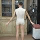 Siegel Paris articulated mannequin in made of wood and fabric 1930