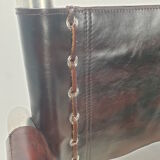 Set of 2 italian mid century lounge chairs, 1980's