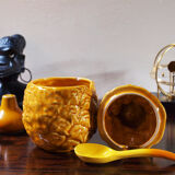 Ceramic pineapple sugar box