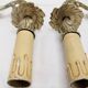 Wall light pair solid bronze Registered Model candle holder
