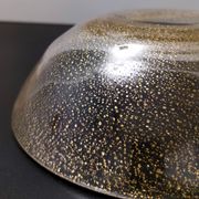 Vide-poche en verre de Murano moucheté d'or, Italie