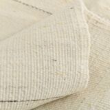 8x10 Cream & Beige Handmade Wool Vintage Rug, 248x301Cm