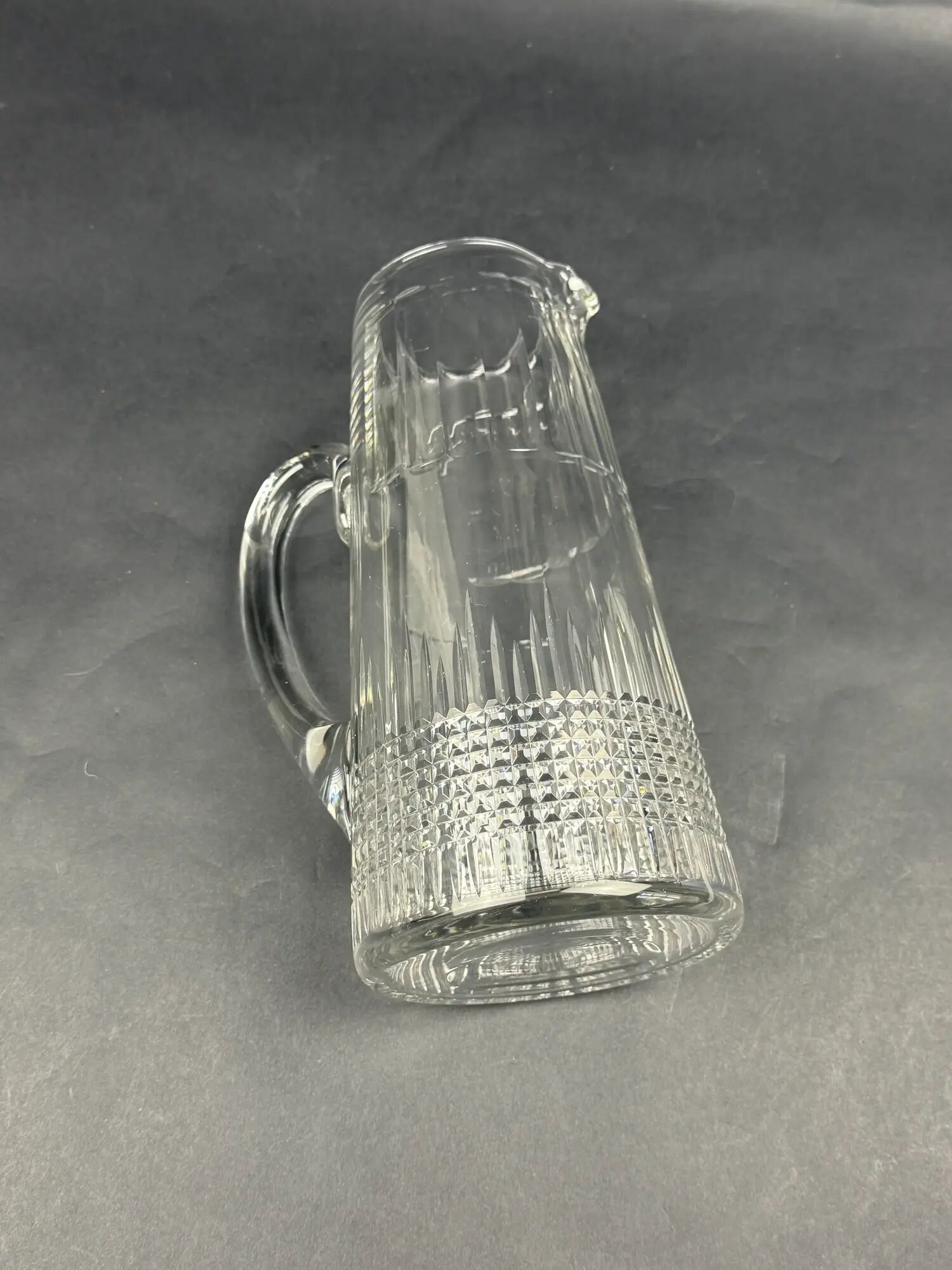 Baccarat, Nancy model jug in crystal, 1908