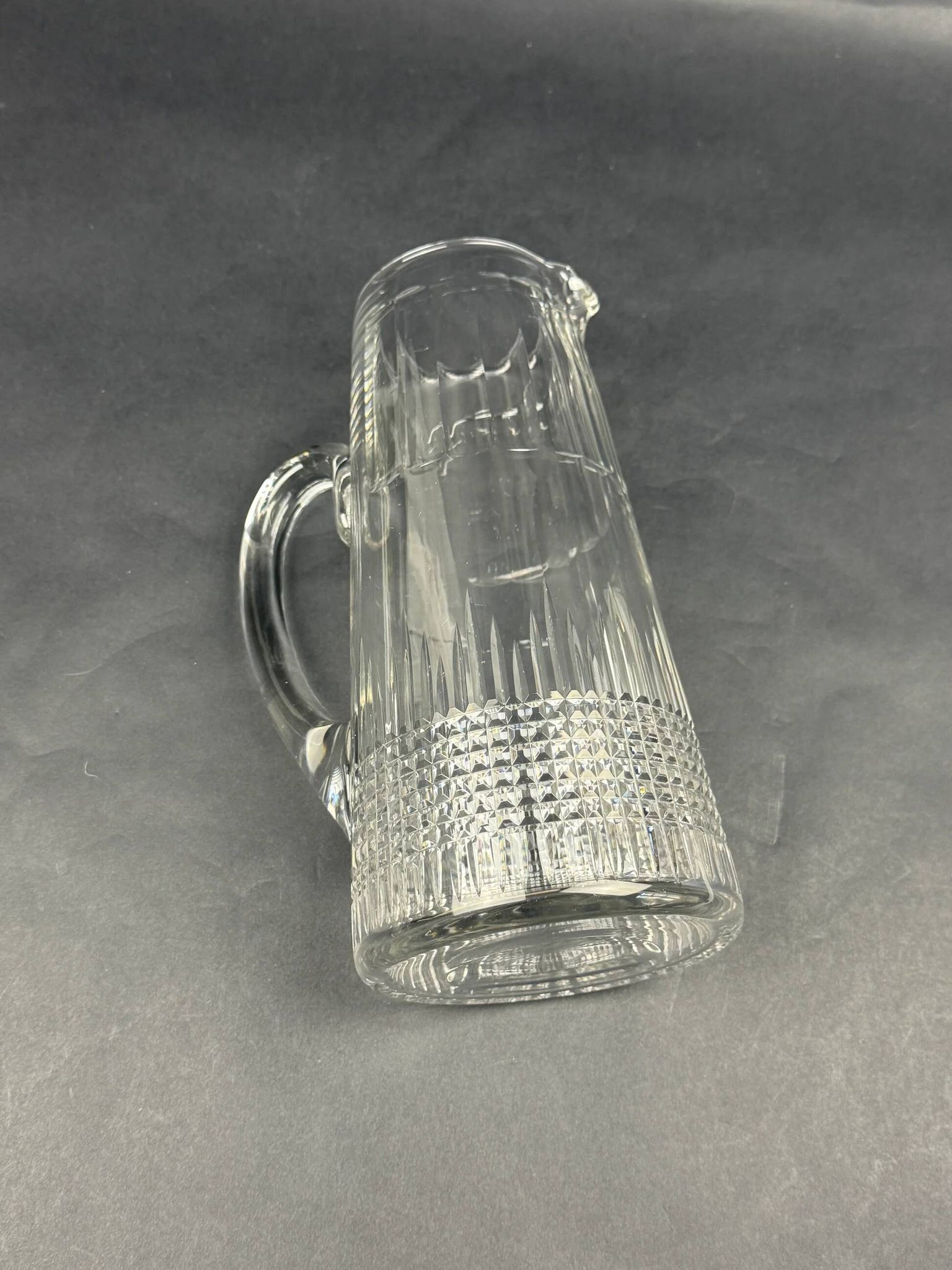 Baccarat, Nancy model jug in crystal, 1908