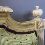 Louis XVI style lacquered sofa