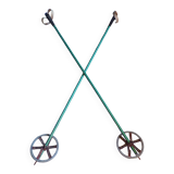 Pair of old ski poles