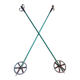Pair of old ski poles
