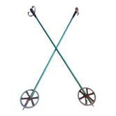 Pair of old ski poles