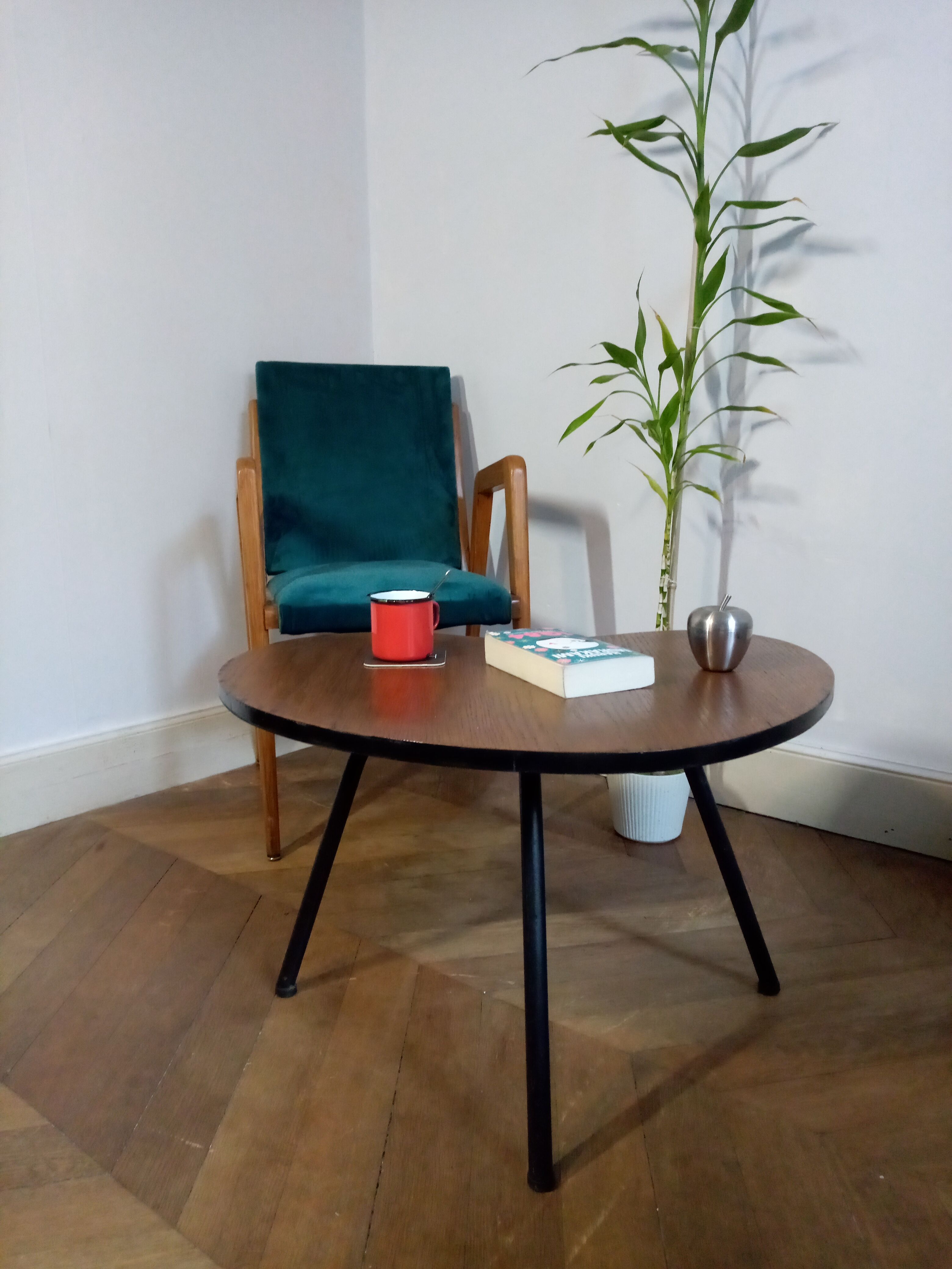 Vintage bean coffee table