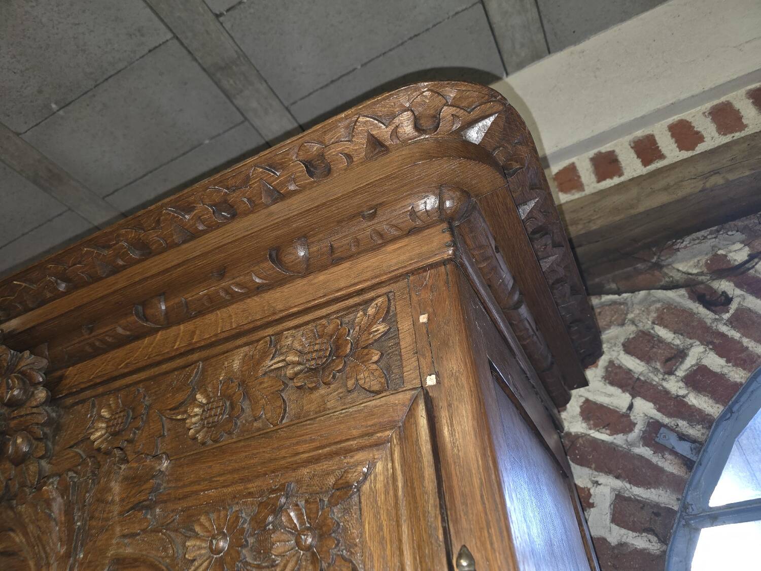 Norman wardrobe, oak wedding wardrobe