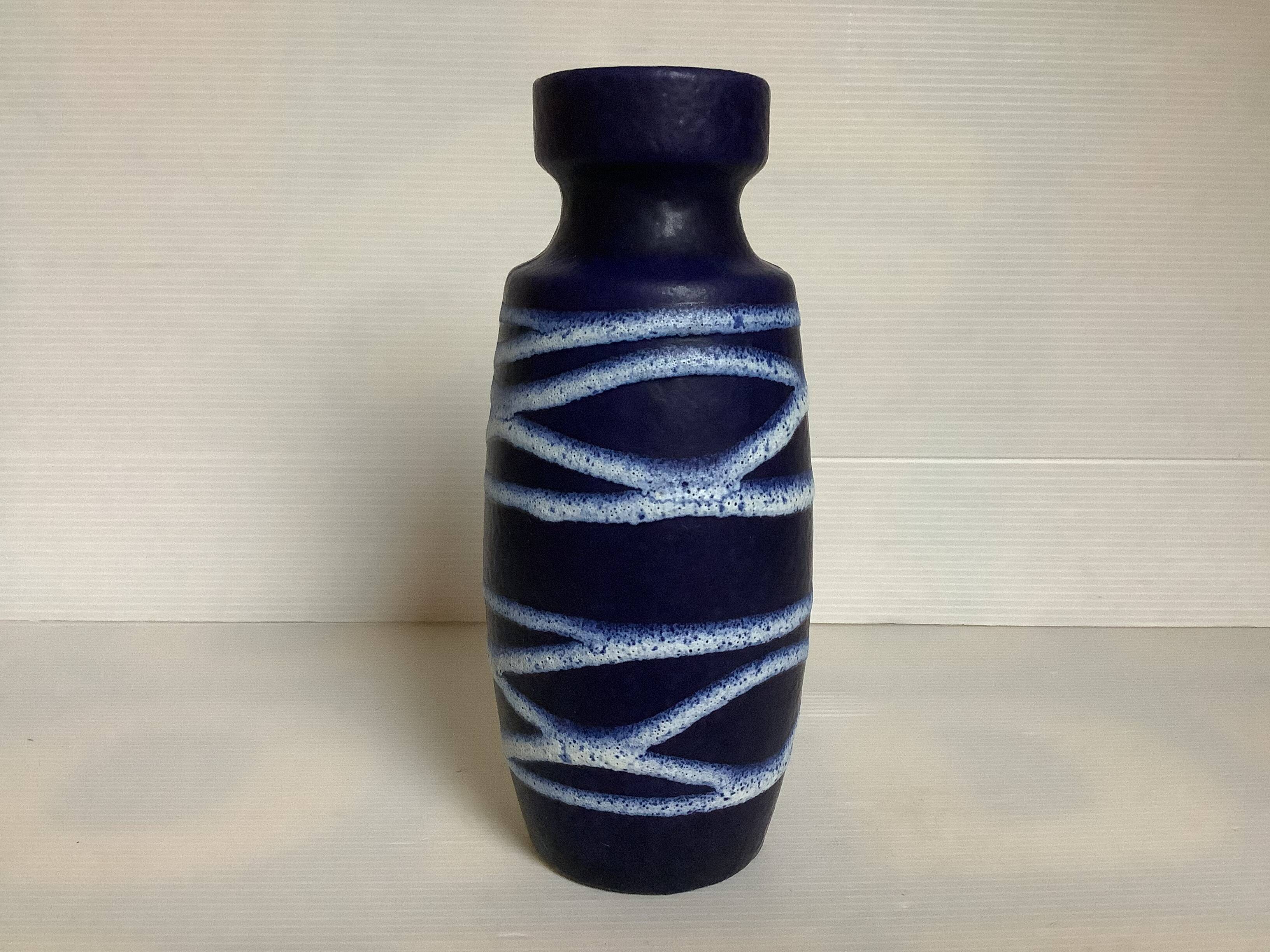 Blue vase West Germany