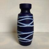 Vase bleu West Germany