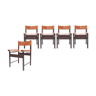 Set of 5 by Jorge Zalszupin lounge for the 1950s workshop chairs