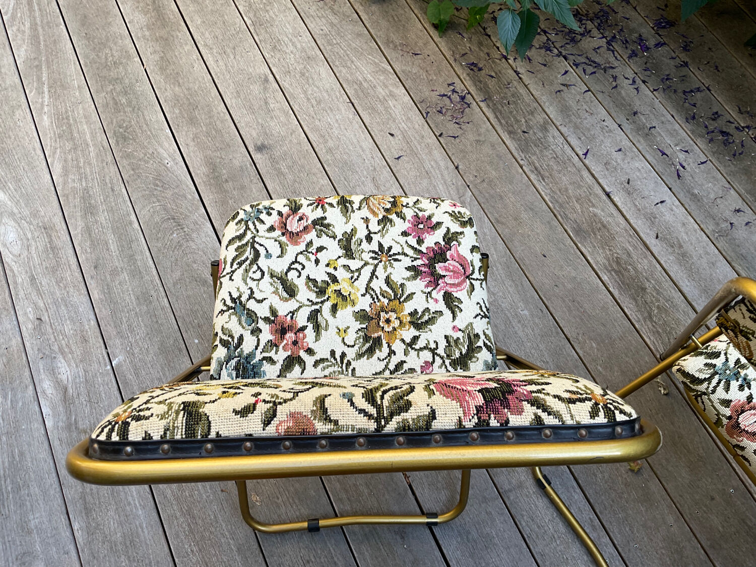 4 Vintage Lafuma Chantazur folding chairs