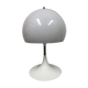 70s white mushroom lamp