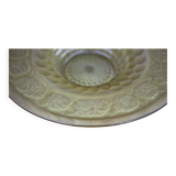 Art Deco molded glass bowl, fruit bowl, centerpiece