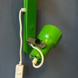Vintage wall lamp space age green