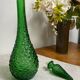 Vintage Empoli glass carafe from Italy