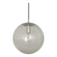 Grande suspension en verre bullé de Peill et Putzler