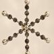 Chrome and crystal chandelier attributed to Gaetano Sciolari, Italy, 1970s.