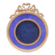 Miniature gilt metal and enamel photo frame