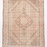 Pale Red & Teal Green Persian Heriz Rug, 288x382Cm
