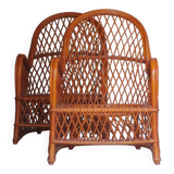Wicker armchairs by Gervasoni, Italy, 1970s, set of 2