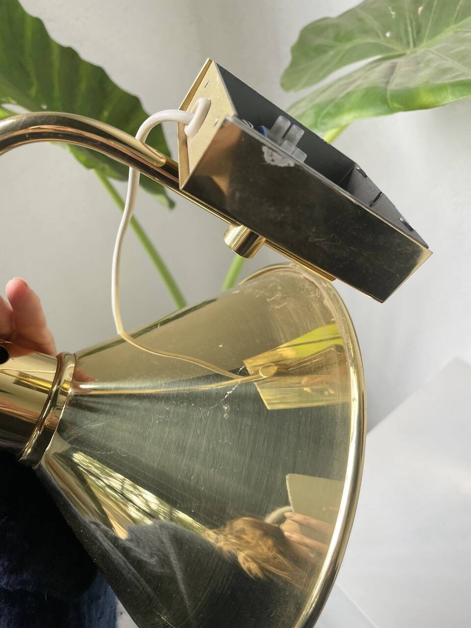 Pair of Hovik Lys brass wall lights Jonas Hidle Denmark