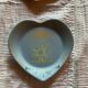 6 small heart-shaped porcelain plates Philippe Deshoulieres Salvador Dali