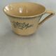Iron earth tea cup St Amand - antique French earthenware with patina