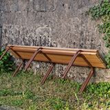 Vintage school bench 2 meters