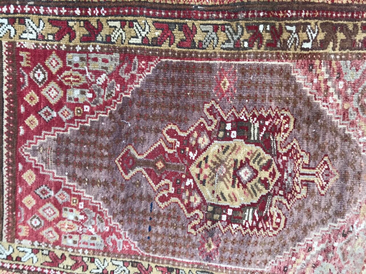 Old Turkish carpet Yastik 70x108 cm