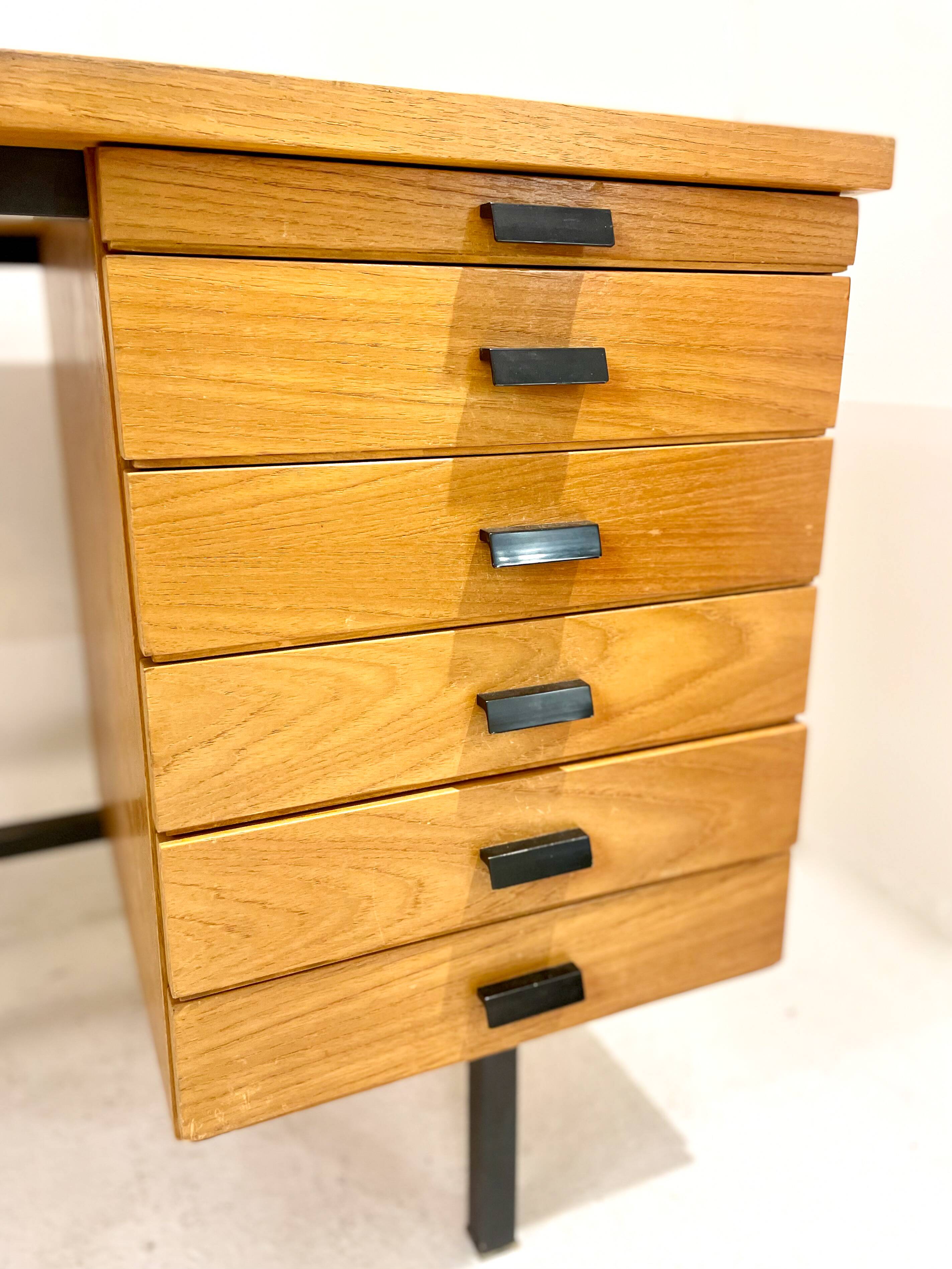 Bureau en bois moderne, 1960s