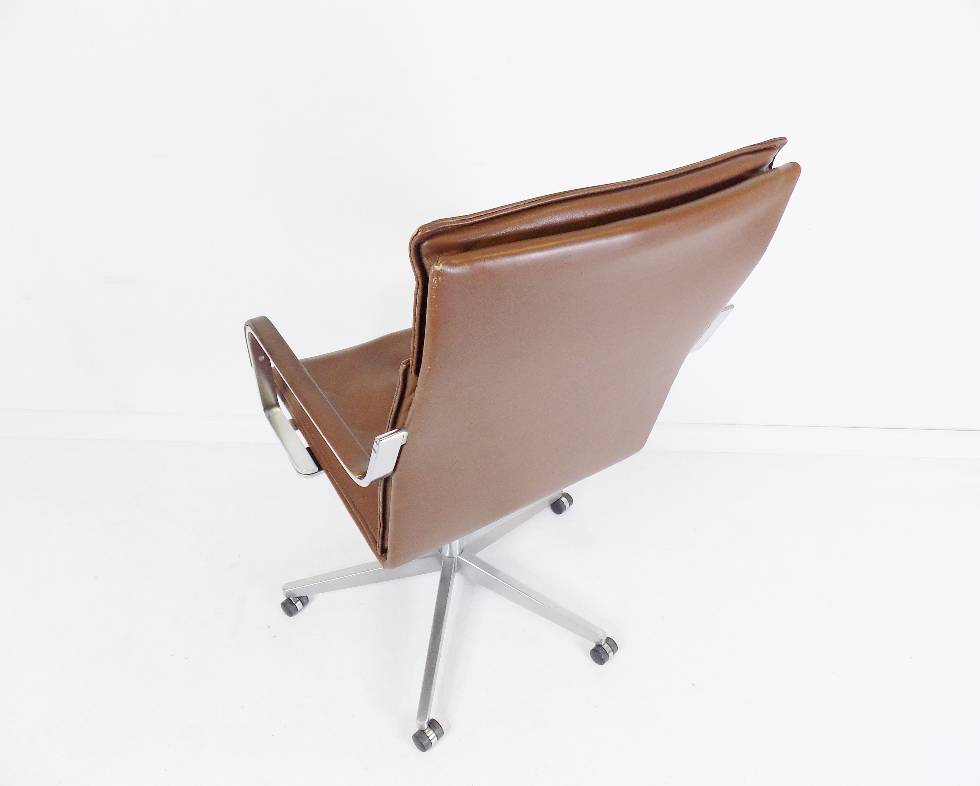 Walter Knoll Art Collection leather office chair by Rudolf Glatzel