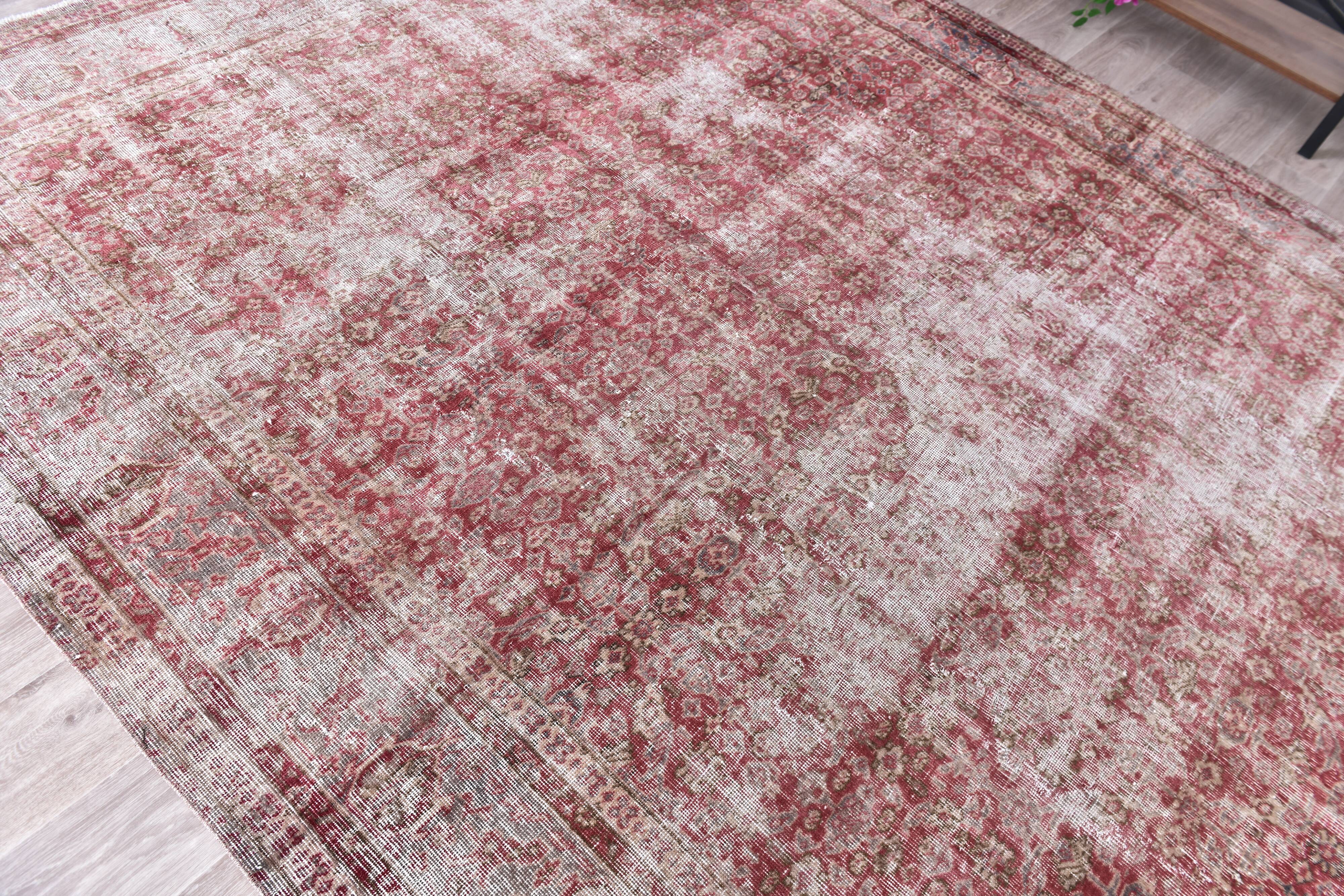 8x11 Red & Burgundy Persian Rug 235x328Cm SK 240833