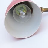 Vintage tole and brass design office lamp