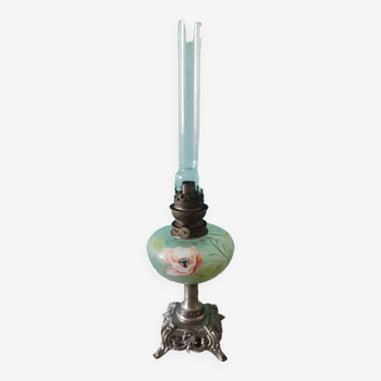 Very old kerosene lamp (JT Legras style glass)