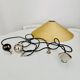 Adjustable Nickel Plated Pendant Lamp with Counterweight by Florian Schulz