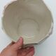Vintage ceramic cache-pot with floral relief (Barbotine) – Ø 20 cm