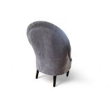 Fauteuil crapaud restauré