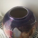 Painted ceramic vase S.E.C Italy