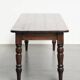 Antique English 19th-century farmhouse dining table made of pinewood