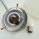 Glass hanging art deco ceiling light. aluminium structure